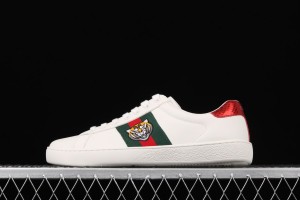 Gucci Ace Embroidered Low-Top Sneaker White with Tiger 457132-02JP0-9064