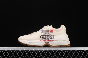Gucci Rhyton Sneaker White with Worldwide 599146-DRW00-9014