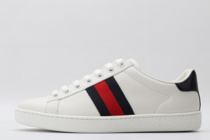 Gucci Ace Low-Top Sneaker White with Blue and Red 386750-02JR0-9072