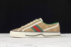 Gucci Tennis 1977 GG Low-Top Sneaker Beige 606111-HVK20-9766