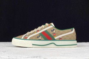 Disney x Gucci Tennis 1977 Low-Top Sneaker Beige 606111-H0T10-8530