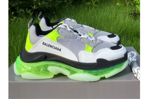 Balenciaga Triple S Clear Sole Grey/White/Green 541624-W2FR1-8297