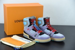 Louis Vuitton Trainer Sneaker Boot Purple 1A7R0R