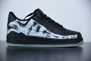 Nike Air Force 1 Low Black Skeleton Halloween (2019) BQ7541 001