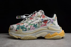 Gucci x Balenciaga The Hacker Project Triple S Flora Print 677195UL110 8461