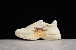 Gucci Rhyton Sneaker Ivory with Tiger 687611-DRW00-9522