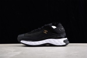 Chanel Low Top Trainer Velvet Black G3517 Y53646 94305