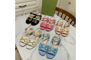 Gucci Leather Sandal With Horsebit 25cm