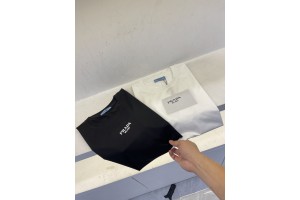  Prada Short sleeve short T - Black - White