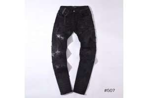 Amini Black Jeans - Star Logo