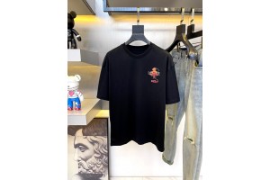 Loewe Short Sleeve  T-shirt Tiger Black/White 