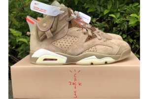 Jordan 6 Retro Travis Scott British Khaki DH0690-200