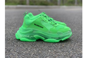 Balenciaga Clear Sole Triple S Neon Green 541624-W09OL-3801