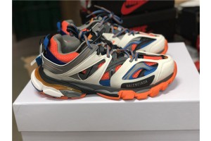 Balenciaga Track Trainer 3.0 Gray Orange Blue