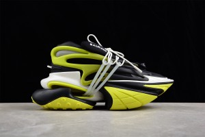Balmain Unicorn Low-Top Black Yellow YM0VJ309KNET