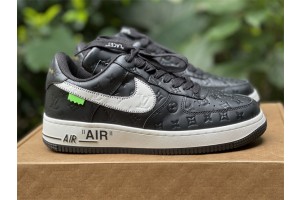 Louis Vuitton x Nike Air Force 1 Black