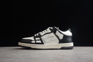 AMIRI Skel Top Low Black White