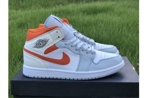 Jordan 1 Mid Starfish Pure Platinum CW7591-100