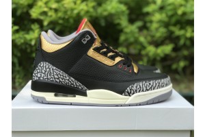 Jordan 3 Retro Black Cement Gold CK9246-067