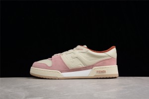 Fendi Match sneakers in pink suede leather 7E1493AHH2F1FHT