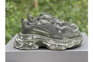 Balenciaga Triple S Faded Black & Green 524039-W3CN3-6001
