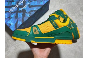 Louis Vuitton Trainer Green Yellow 1A8WFY