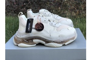 Balenciaga Triple S Sneaker Clear Sole Beige 544351-W2GA1-9002