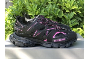 Balenciaga Wmns Track Sneaker Black Neon Pink 542436-W3AC2-1055