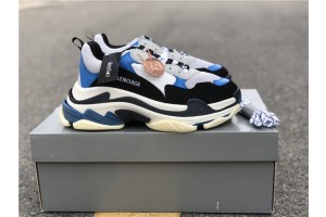 Balenciaga Triple S Black Blue 536737W09OH1007