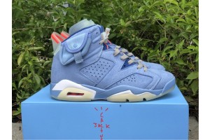 Jordan 6 Retro Travis Scott Cactus Jack Blue DH0690-400