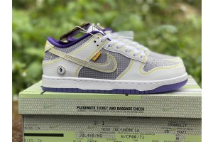 Nike Dunk Low Union Passport Pack Grey Purple DJ9649-500