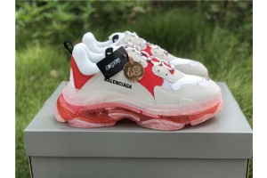Balenciaga Triple S Clear Sole Red 544351-W09OH-6506