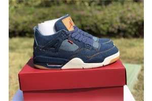 Jordan 4 Retro Levi's Denim (Blank Tag) AO2571-401