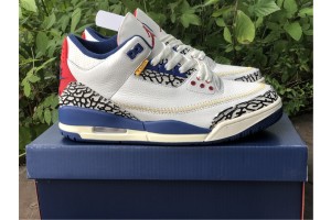 Nike Air Jordan 3 Retro SP White Blue Red Cement Grey DH3434-112