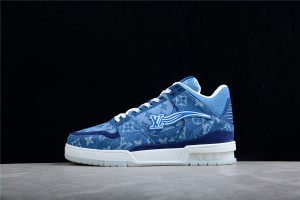 Louis Vuitton Trainer Monogram Denim 1A8MG3