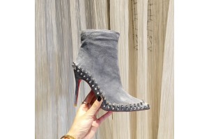 Christian Louboutin winter fashion boots Silver rivets