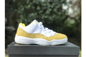 Jordan 11 Retro Low Tour Yellow Snakeskin AH7860-107