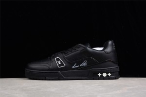 Louis Vuitton LV Trainer Black Wool 1A9AFM
