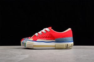 Lanvin X Gallery Dept. Paint Splatter Lace-Up Sneakers