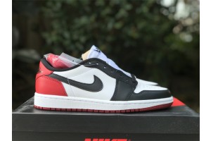 Jordan 1 Low Black Toe 553558-116