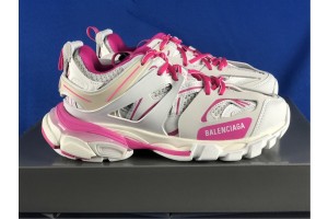 Balenciaga Wmns Track Sneaker White Fluo Pink 542436-W1GC3-9055