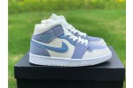 Jordan 1 Mid Mixed Textures Blue DA4666-100